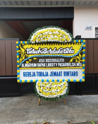 Papan Bunga Duka di Danurejan