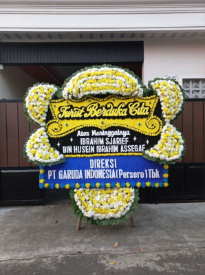 Papan Bunga Duka di Danurejan