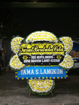 Papan Bunga Duka di Danurejan
